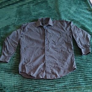 Nautica Men's Charcoal Button Down Shirt